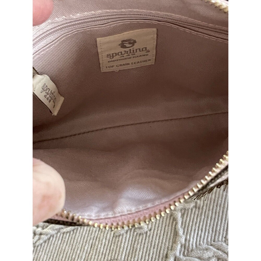 Spartina 449 Parade Embroidered Floral Maci Clutch Purse Boho NO Wristlet Strap - Picture 9 of 10